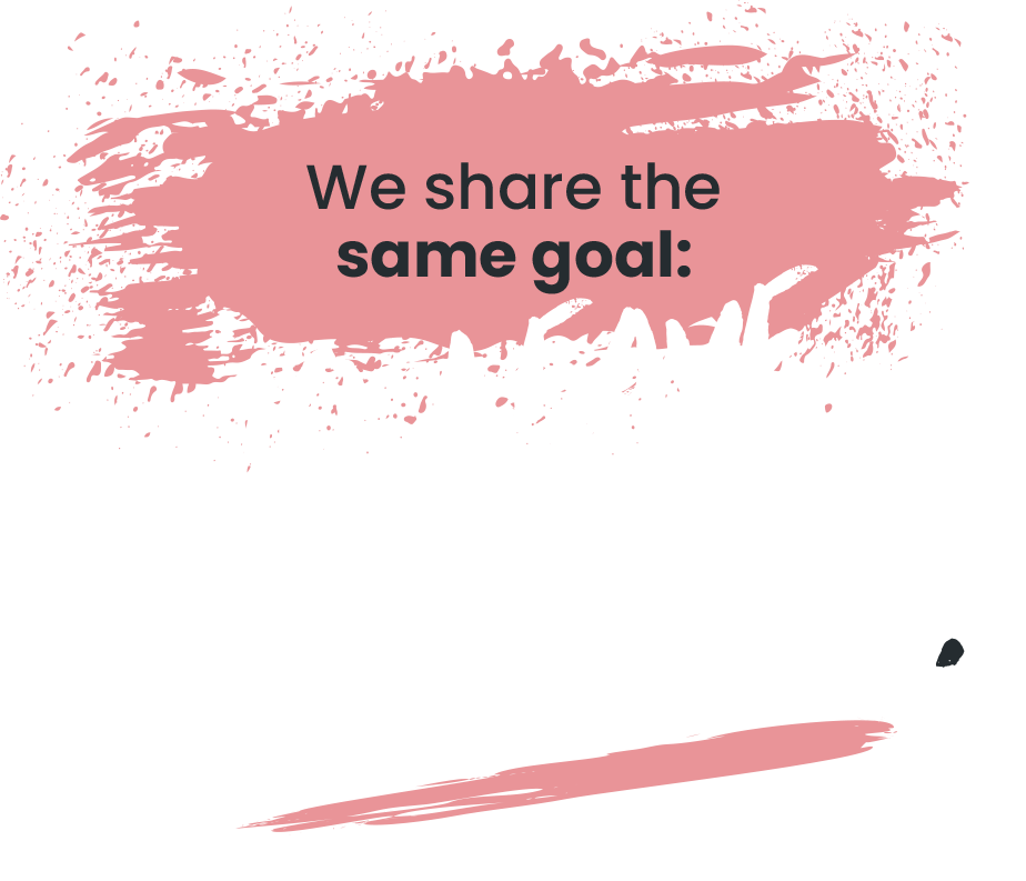 We share the same goal